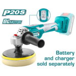 Akumulatorska brusilica za poliranje, 20V/2800rpm/P20S, serija INDUSTRIAL
