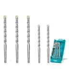 5-delni set svedrov SDS plus za beton, serija INDUSTRIAL (TAC190501)