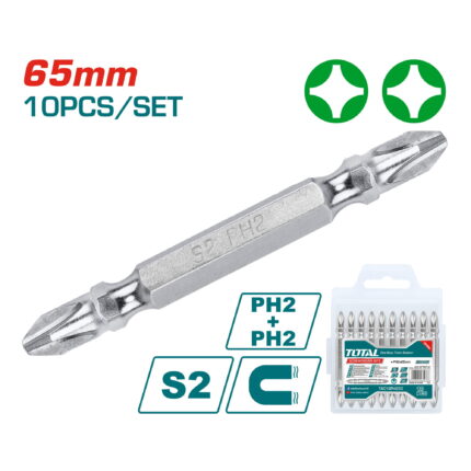 10-delni set nastavkov za izvijač 65mm, serija INDUSTRIAL
