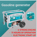 Generator bencinski 3,5KW, 15L/8hp/11hours/3000rpm/ INDUSTRIAL (TP135006E)