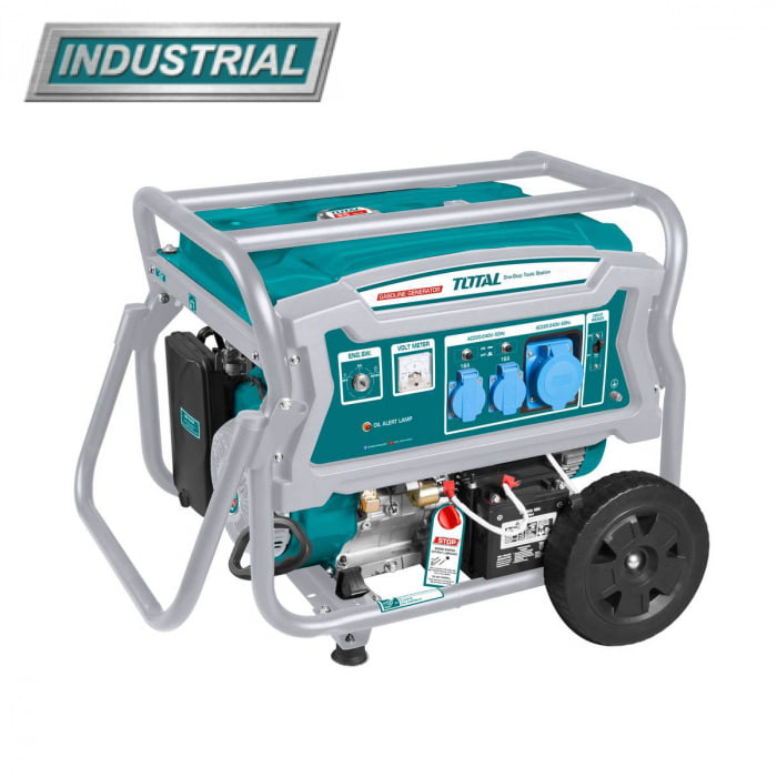 Generator bencinski 6,5KW, 25L/15hp/9hours/3000rpm, serija INDUSTRIAL