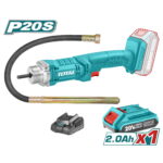 Akumulatorski betonski vibrator, 2300rpm/20V/2.0Ah-7.5Ah/P20S
