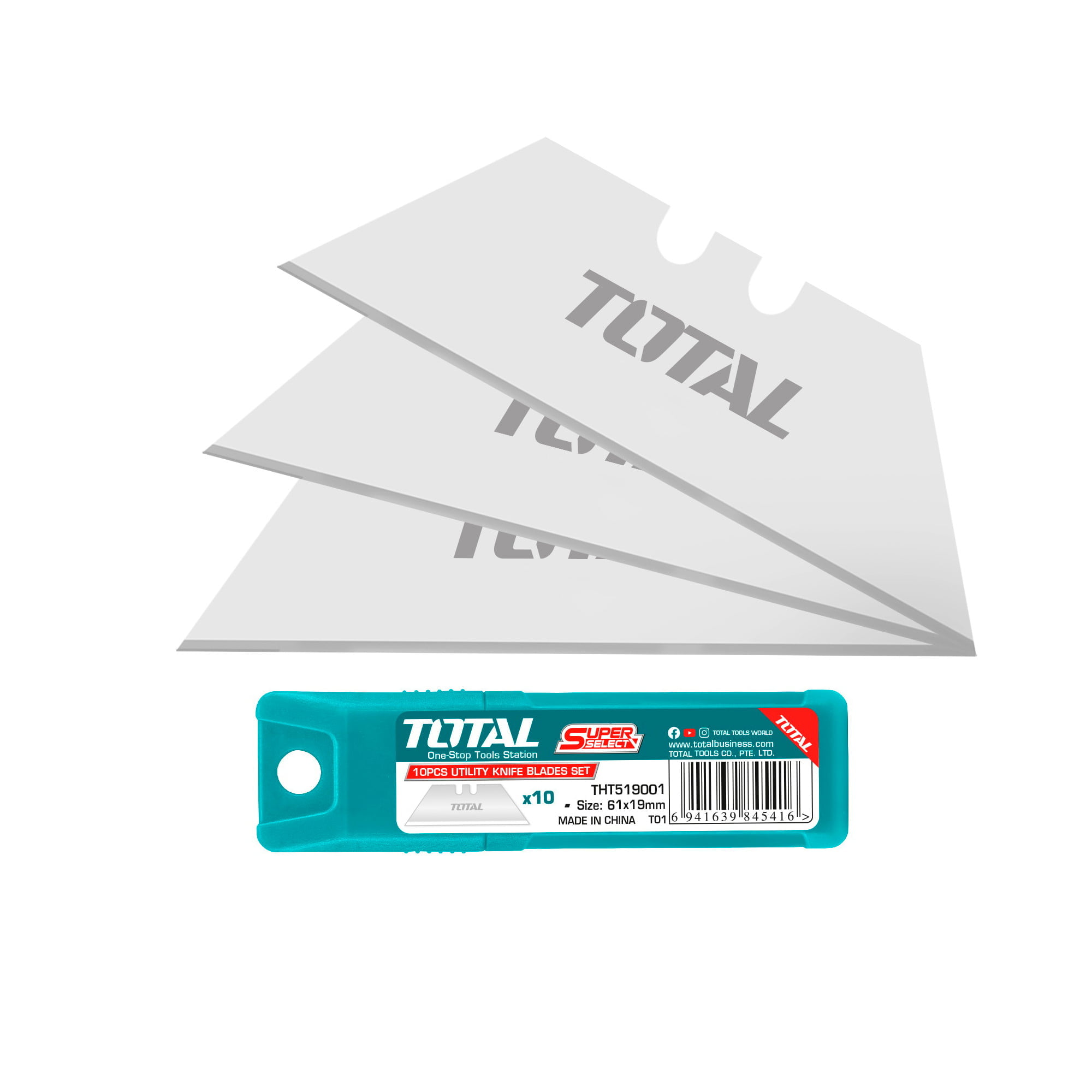 10-delni komplet rezil za nože (THT519001) 10-delni komplet rezil za nože (THT519001)