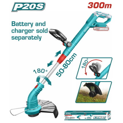 Akumulatorska kosilnica za travo, 20V/2.0Ah-7.5Ah/P20S