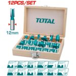 12 Pcs router bits set(12mm)  (TACSR2121)