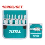 13-delni set ploščatih svedrov za les 1/4" / 152mm / IND (TACSD70131)
