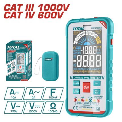 Digitalni multimeter CATIII1000V/ CATIV600V/ IND (TMT475052)