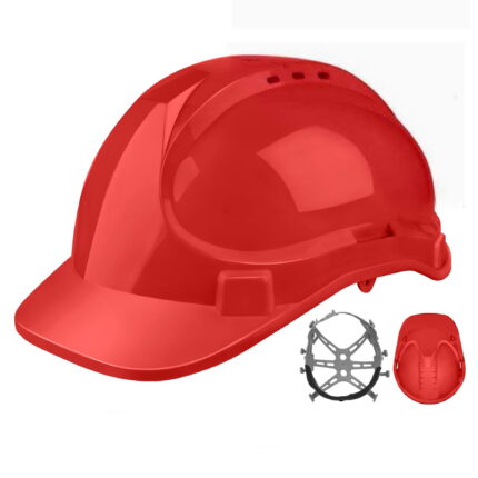 Varnostna čelada Rdeča /330g/HDPE (TSP2611)