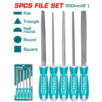 5-delni set jeklenih pil  (THT918516)
