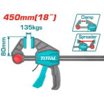 Hitra mizarska spona 450mm//135kgIND (THT1346801)