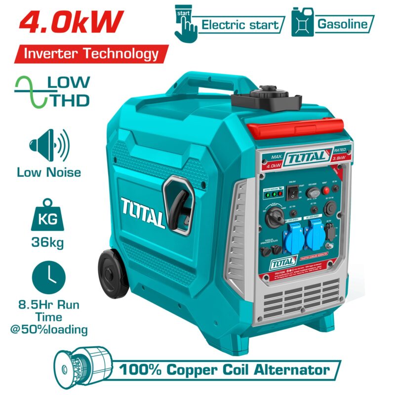 Inverterski bencinski generator 4KW/12L/ INDUSTRIAL (TP547506E)