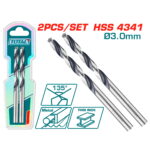 HSS 4341 vrtalni sveder 3mm / 2pcs / INDUSTRIAL (TAC1200034)