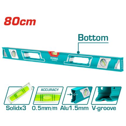 Vodna tehtnica/libela 80cm / IND (TMT28086)