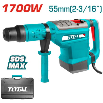 Rotary hammer 1700W, SDS Plus/2150bpm/19J, INDUSTRIAL (TH117556)