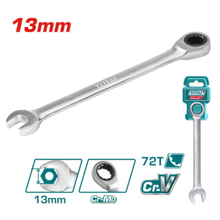 Ratchet spanner 13mm/ INDUSTRIAL (TCSPAR131)