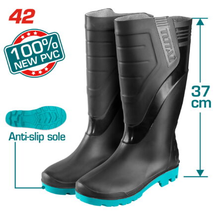 Rain boots 42 black (TSP302LAB.42)