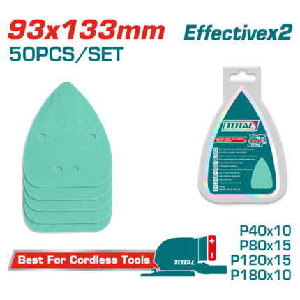 Sanding sheet set 93x133mm/50pcs (TAC931331)