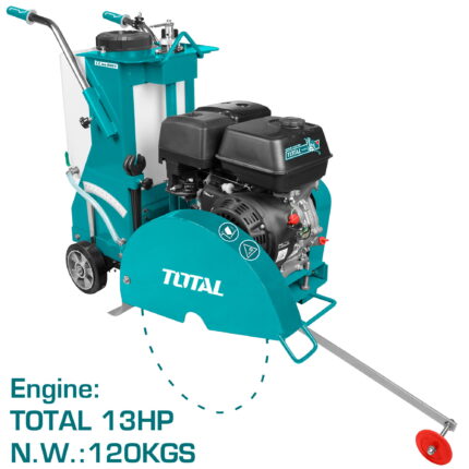 Gasoline floor saw 120kg, 9,6kW/14cm(5.5") (TP1016-2EE)