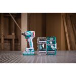Akumulatorski udarni vijačnik 285Nm/6,35mm/ INDUSTRIAL (SET Baterija 2x2Ah, Polnilec4A, Torba) (TIRLI2028E)