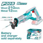 Lithium-ion reciprocating saw 210mm /2800rpm/20V/2.0Ah-7.5Ah/P20S (No battery) (TRSLI2108)
