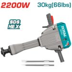 Demolition breaker 2200W, SDS Hex 30mm/950bpm /75J/ INDUSTRIAL (TH220502)
