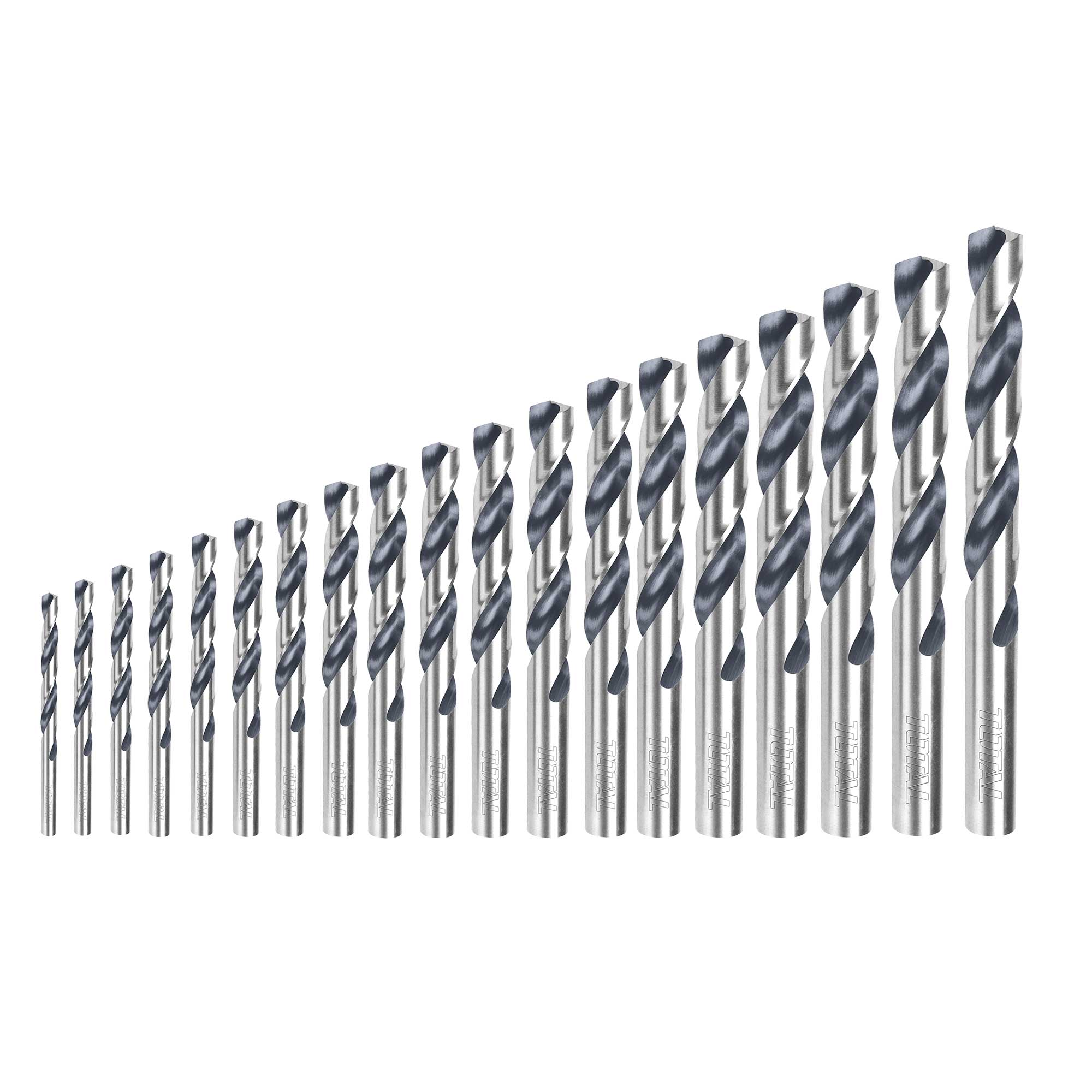 19pcs HSS 4341 twist drill bits set / INDUSTRIAL (TACSD0195) 19pcs HSS 4341 twist drill bits set / INDUSTRIAL (TACSD0195)