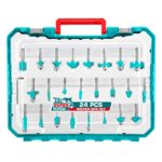 24 Pcs Router bits set (8mm) / INDUSTRIAL (TACSR12408)