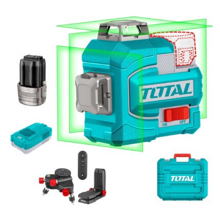 Cordless 3D laser level (Green laser beams) 35m /12 lines /IND (TLL301201E)