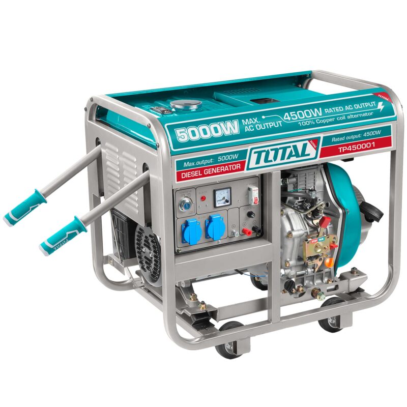 Diesel generator 5kW, 220V / 15L/9hp/3000rpm (TP450001)