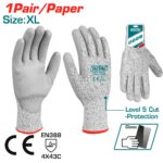 Cut-resistance gloves 1702 / Level 5 / 4X43C/ INDUSTRIAL (TSP1702-XL)
