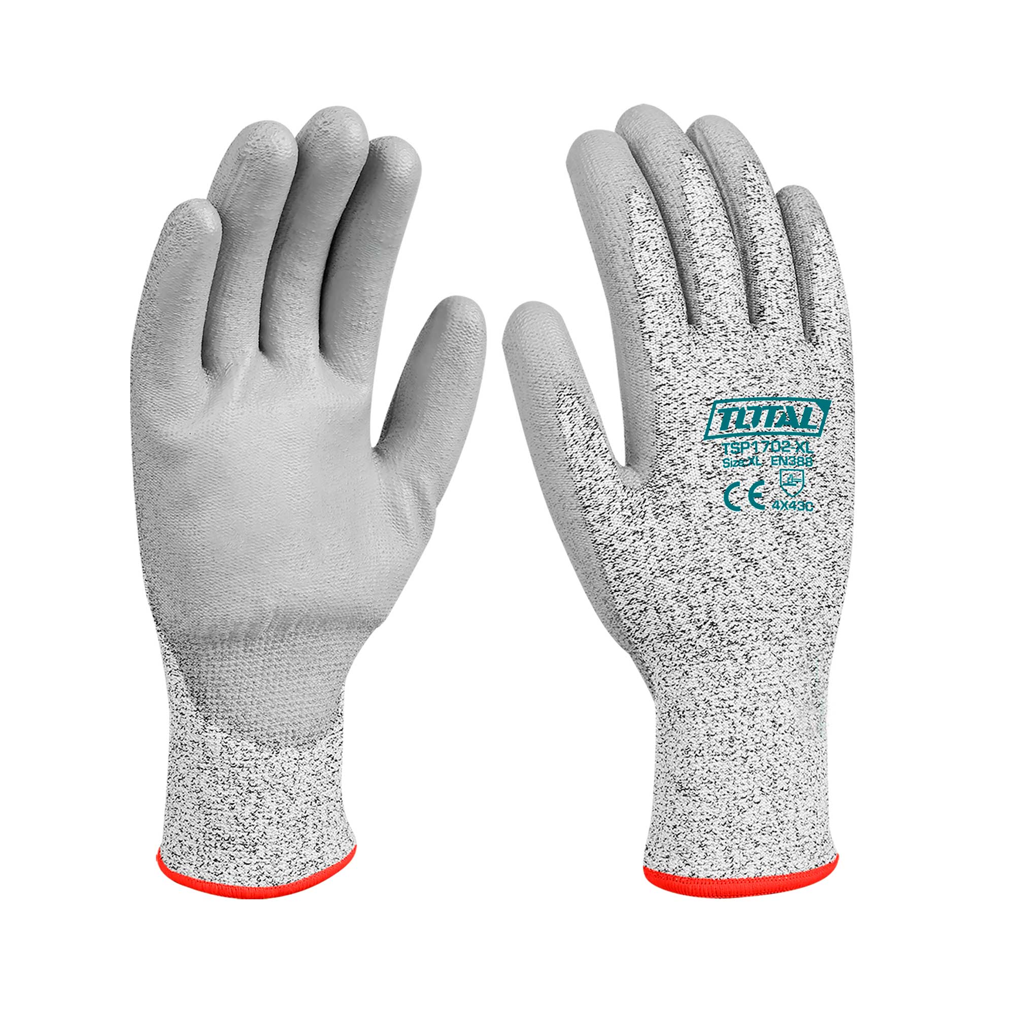 Cut-resistance gloves 1702 / Level 5 / 4X43C/ INDUSTRIAL (TSP1702-XL) Cut-resistance gloves 1702 / Level 5 / 4X43C/ INDUSTRIAL (TSP1702-XL)